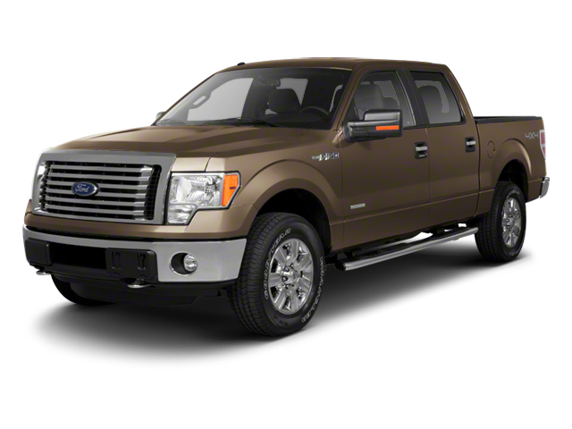 2011 Ford F-150 XLT in Pale Adobe Metallic — front three-quarter view