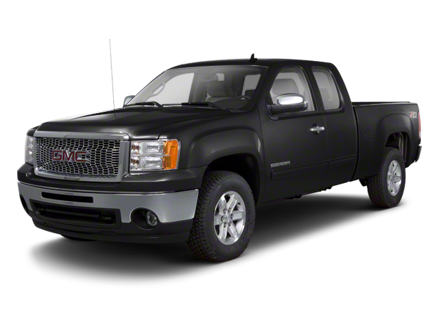 2013 GMC Sierra 1500 SLT in Onyx Black — front three-quarter view
