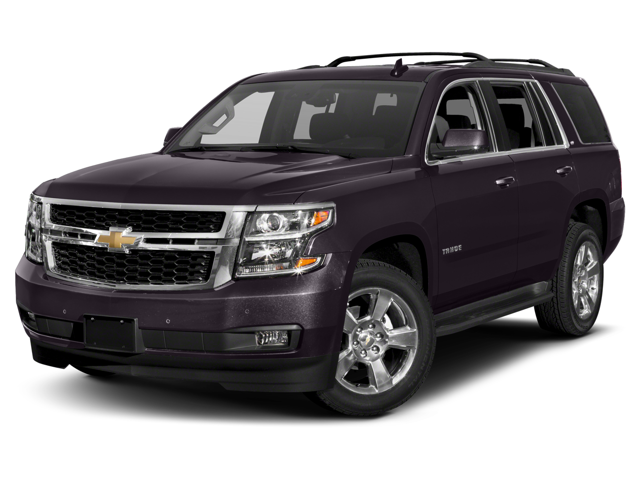 2015 Chevrolet Tahoe LT in White Diamond Clearcoat — front three-quarter view