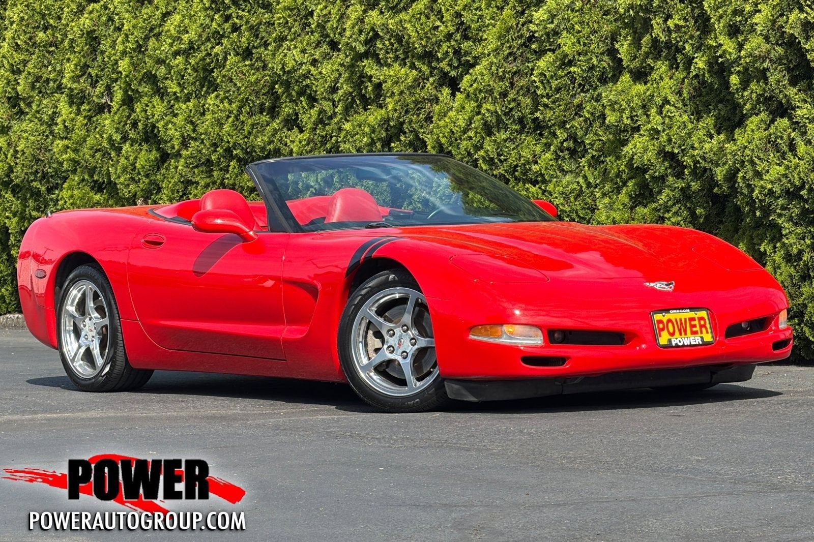 2003 Chevrolet Corvette 2DR CONV in Torch Red — front three-quarter view