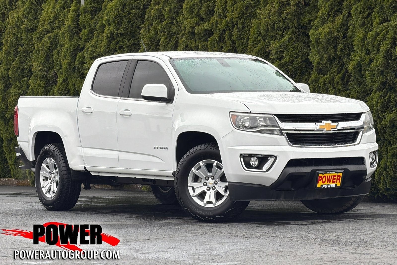 2017 Chevrolet Colorado 2WD LT in Summit White — front three-quarter view