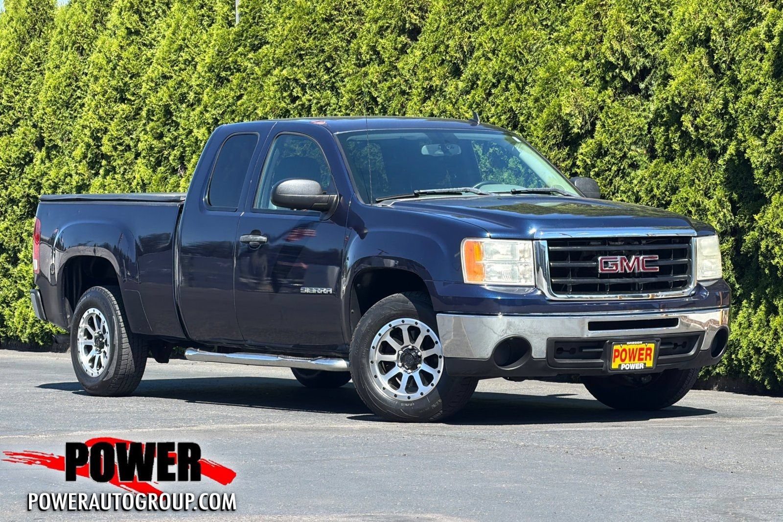 2011 GMC Sierra 1500 SL in Midnight Blue Metallic — front three-quarter view