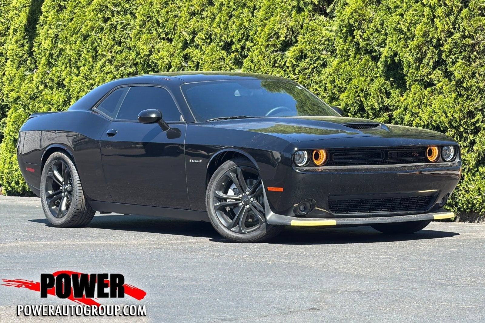 2022 Dodge Challenger R/T in Black — front three-quarter view