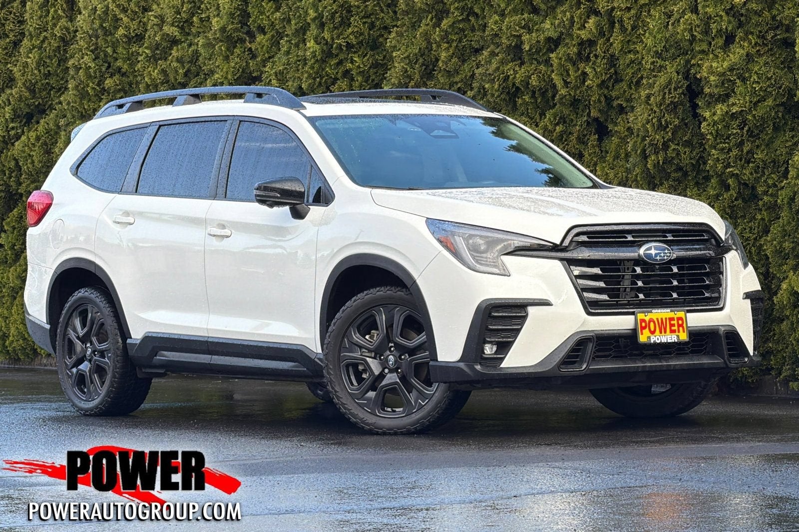 2023 Subaru Ascent Onyx Edition Limited in White — front three-quarter view