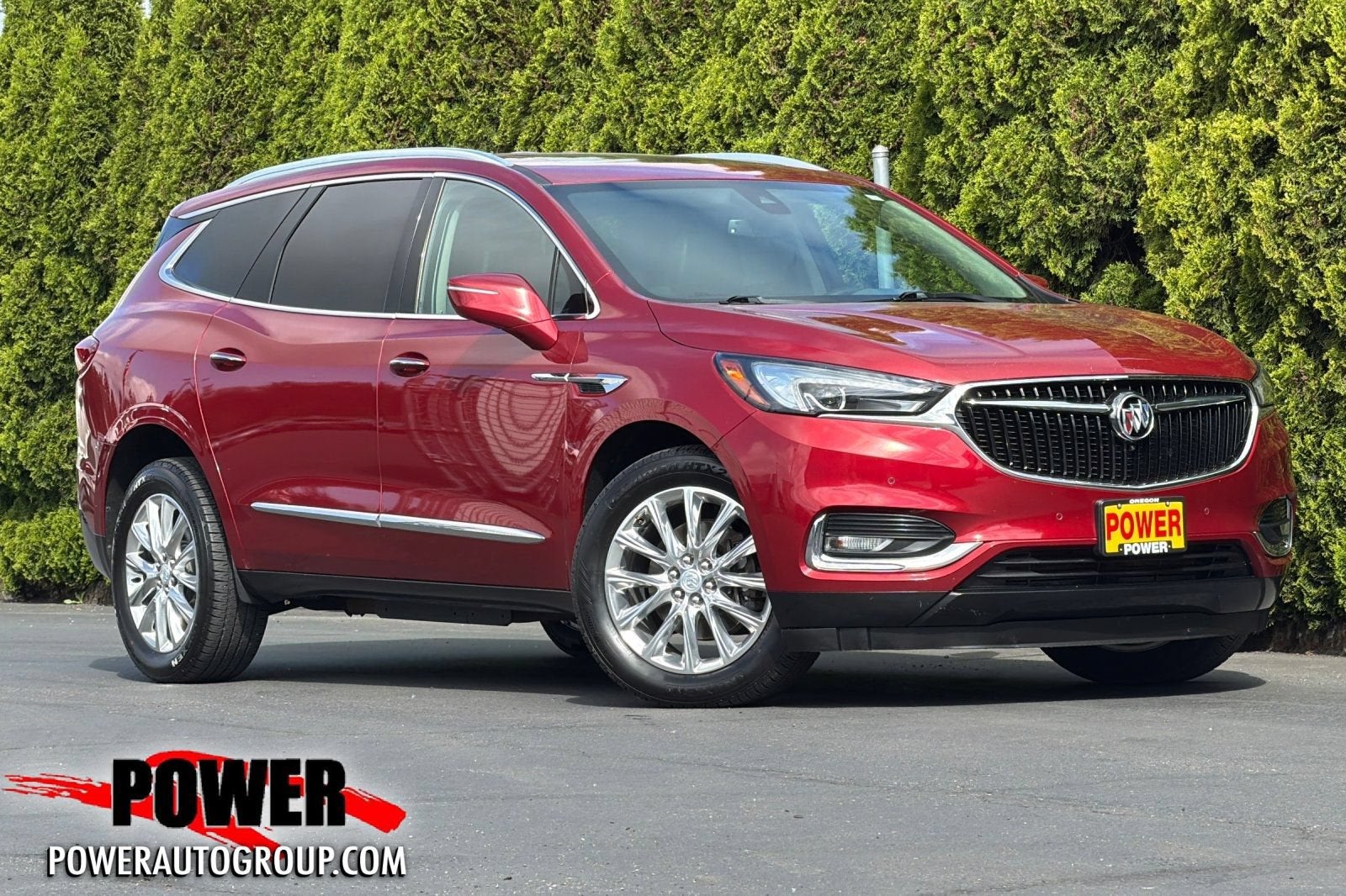 2018 Buick Enclave Premium in Includes Pitch Dark Night Lower Exterior Accent Color. — front three-quarter view