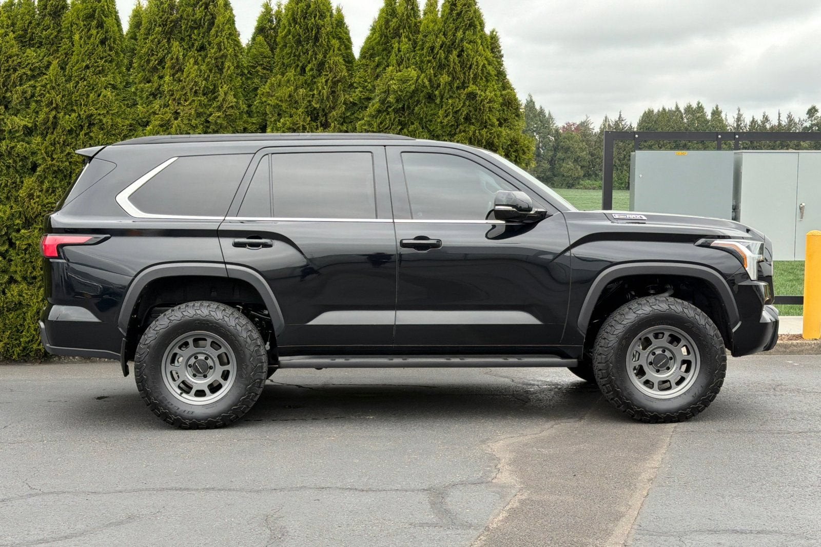 2024 Toyota Sequoia — rear three-quarter view