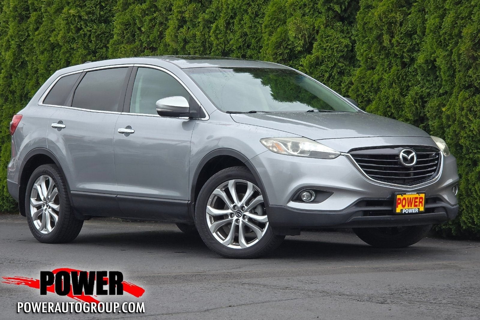 2013 Mazda Mazda CX-9 Grand Touring in Silver — front three-quarter view