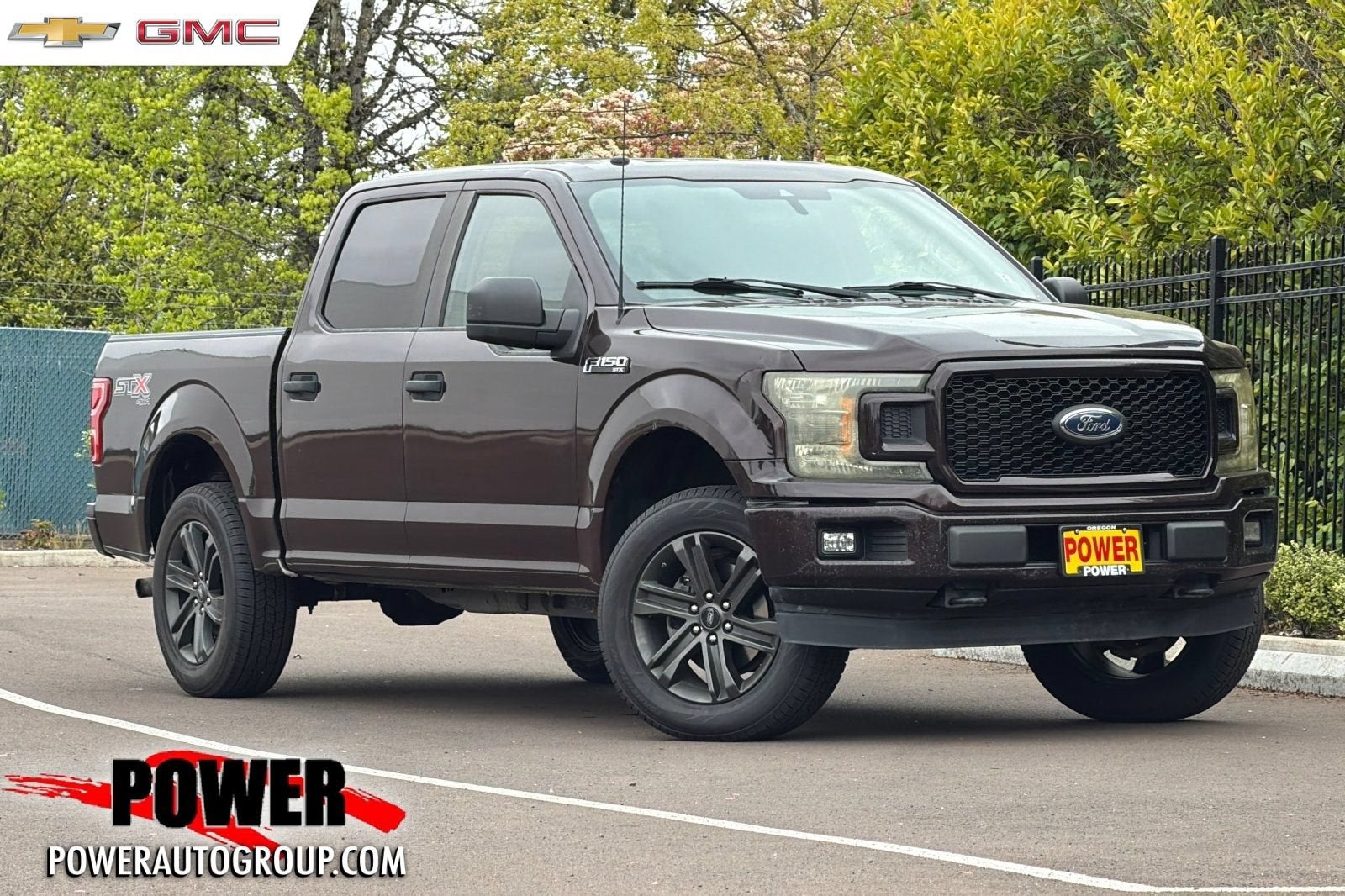 2019 Ford F-150 XL in Magma Red — front three-quarter view