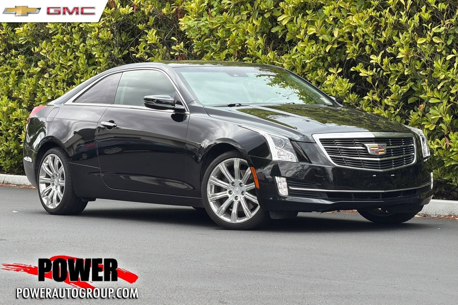 2017 Cadillac ATS Premium Luxury AWD in Stellar Black Metallic — front three-quarter view
