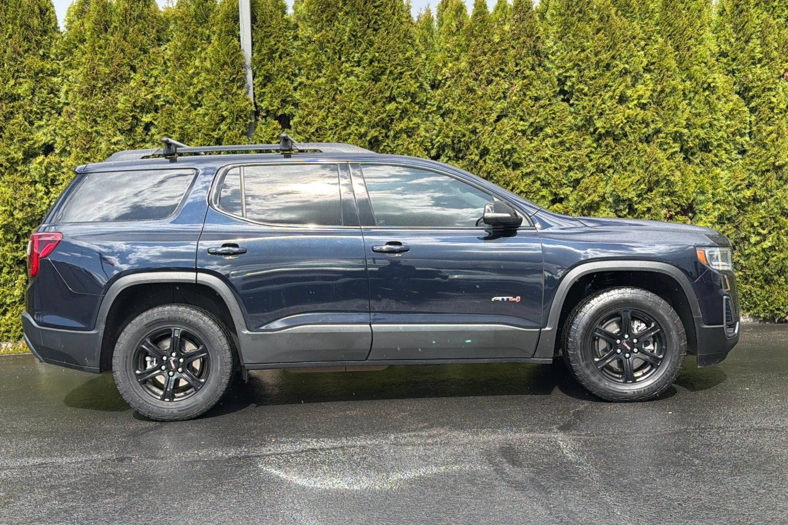 2022 GMC Acadia — rear three-quarter view