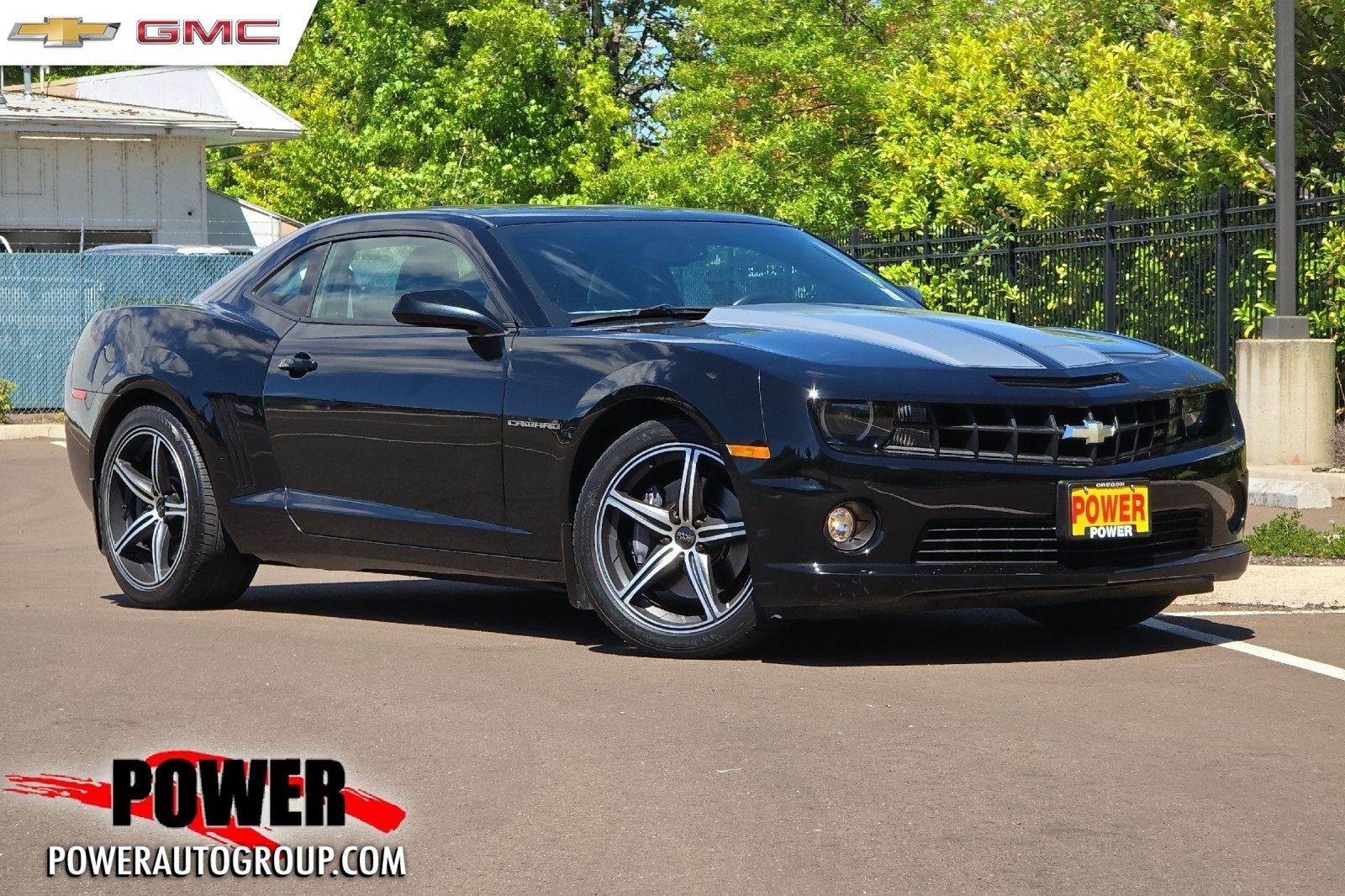 2011 Chevrolet Camaro 2SS in Black — front three-quarter view
