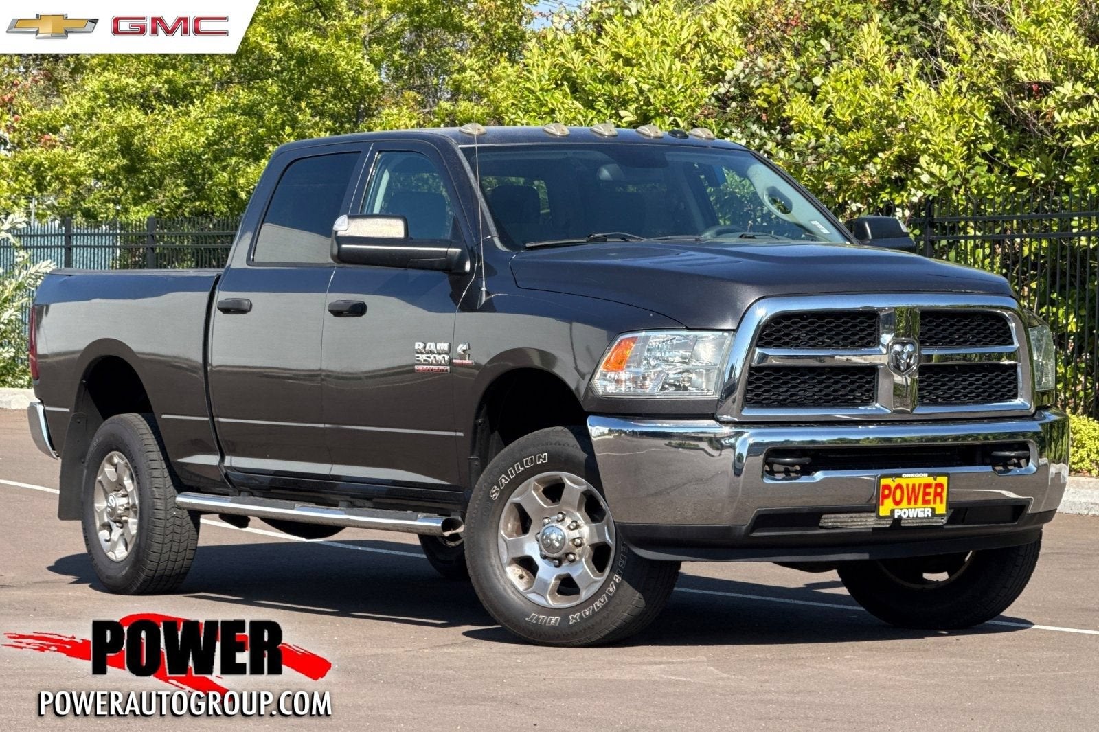 2016 RAM 3500 Tradesman in Granite Crystal — front three-quarter view