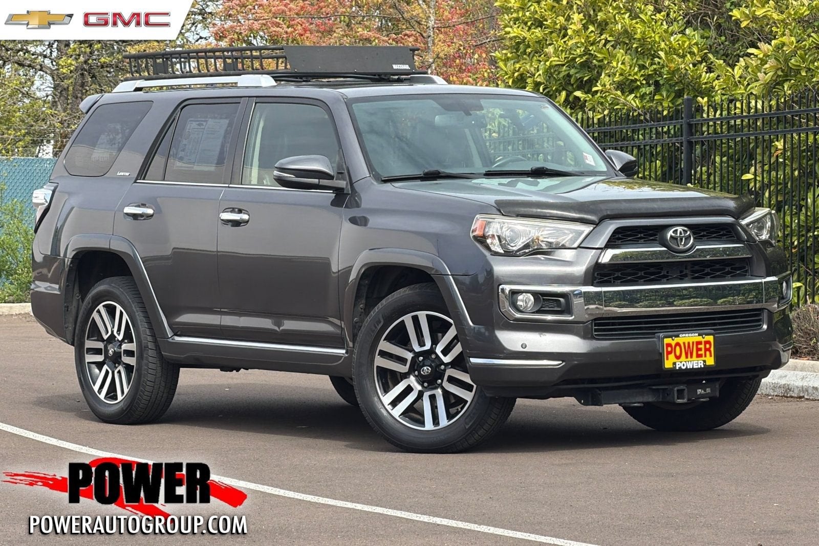 2014 Toyota 4Runner Limited in Magnetic Gray M — front three-quarter view