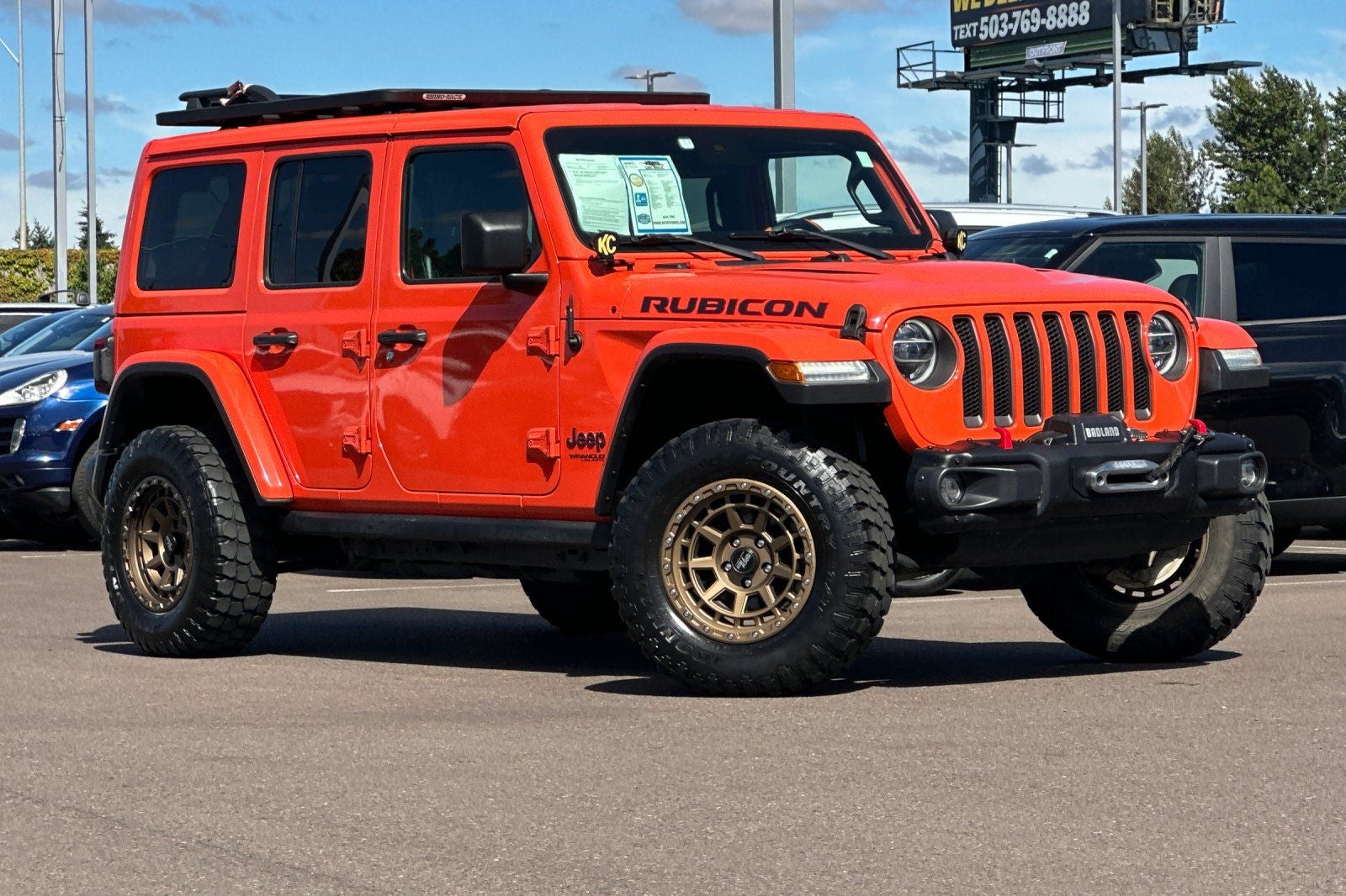 2020 Jeep Wrangler — side profile view