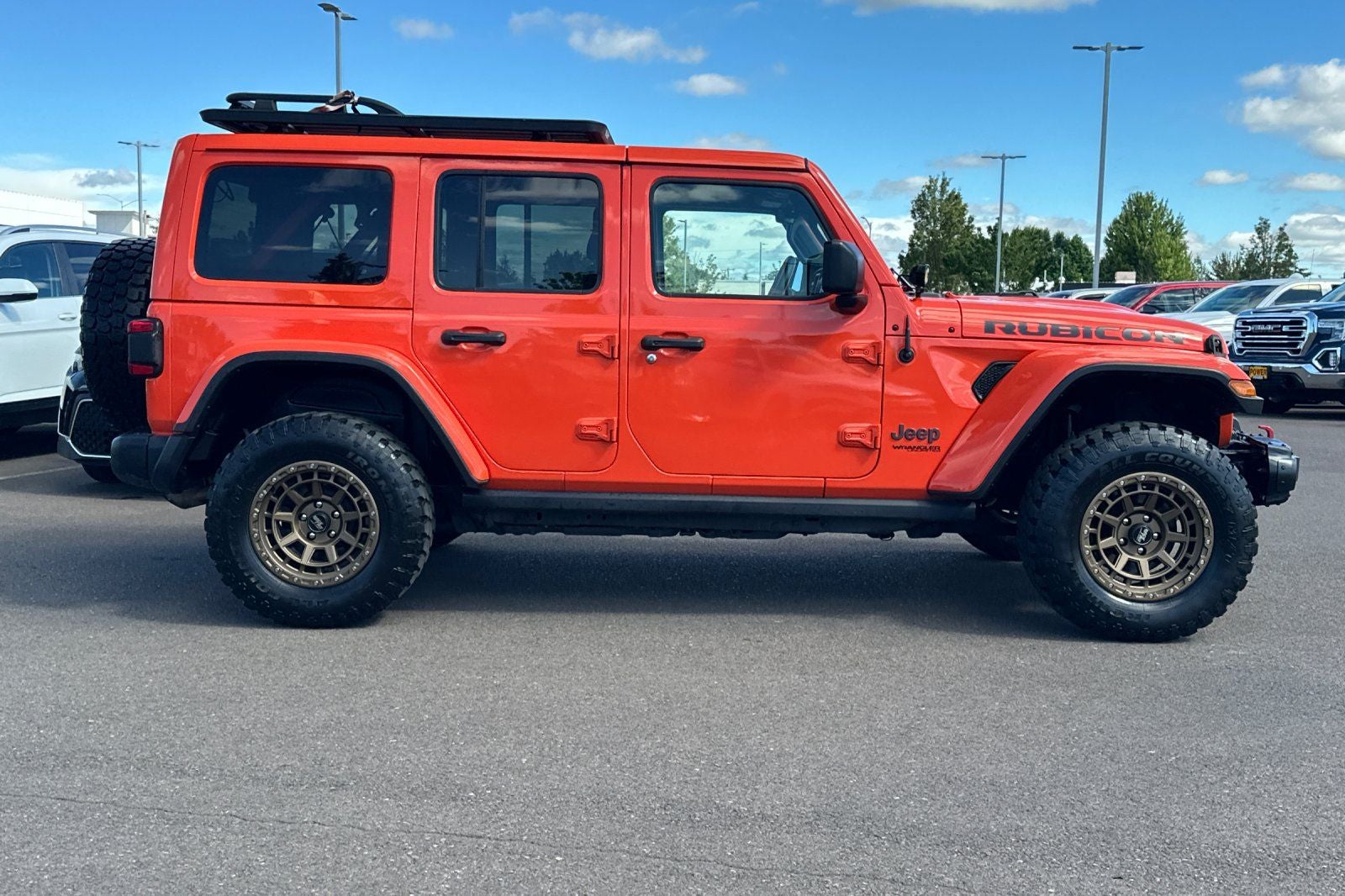 2020 Jeep Wrangler — rear three-quarter view