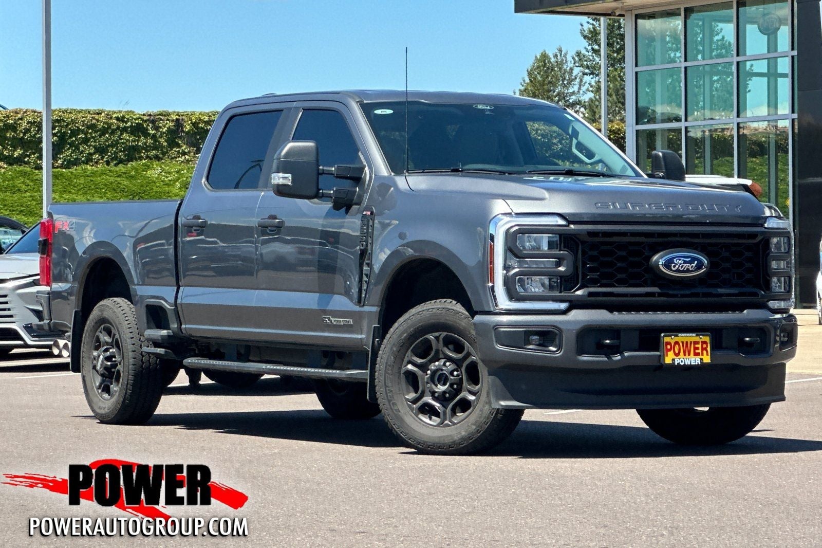 2024 Ford F-350SD XL in Carbonized Gray Metallic — front three-quarter view