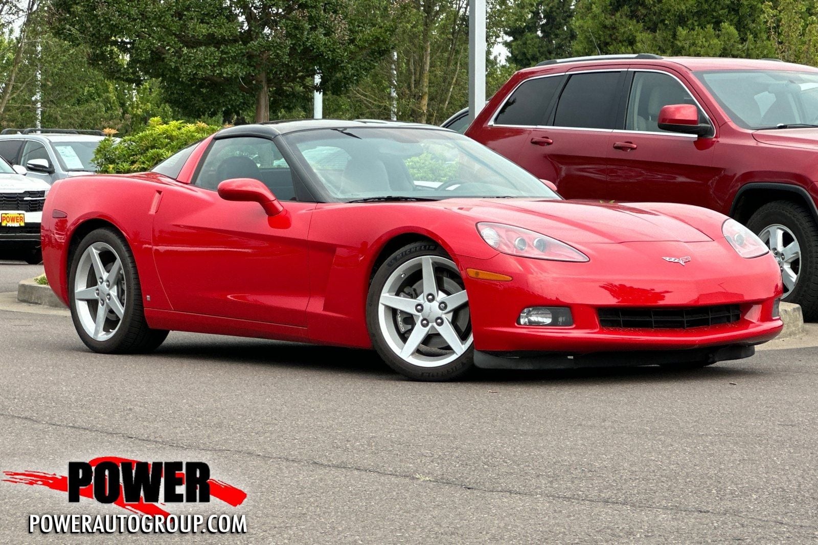 2007 Chevrolet Corvette Base in Victory Red — front three-quarter view
