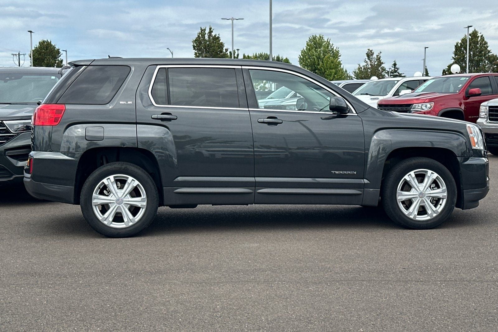 2017 GMC Terrain — rear three-quarter view
