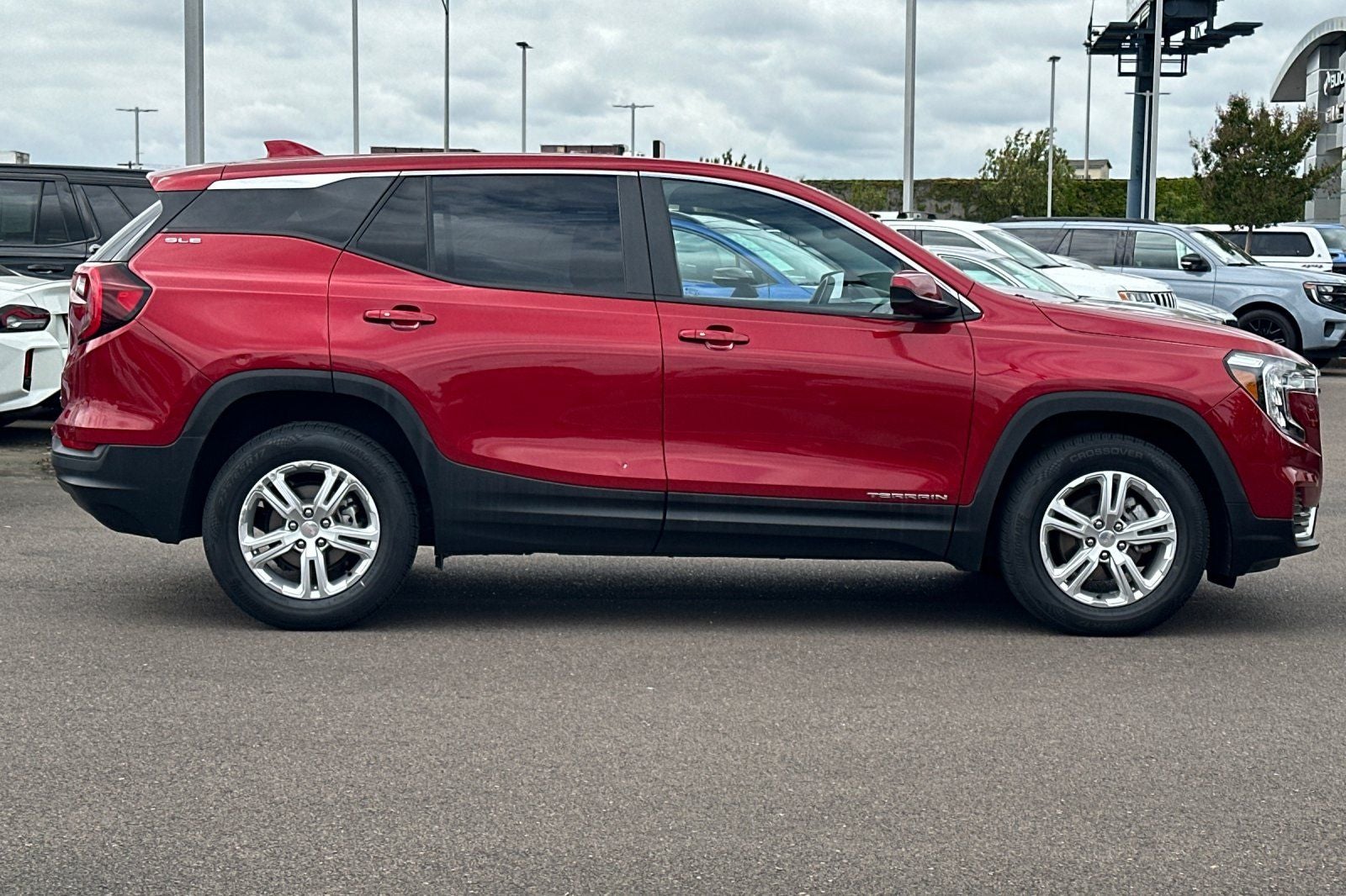 2022 GMC Terrain — rear three-quarter view