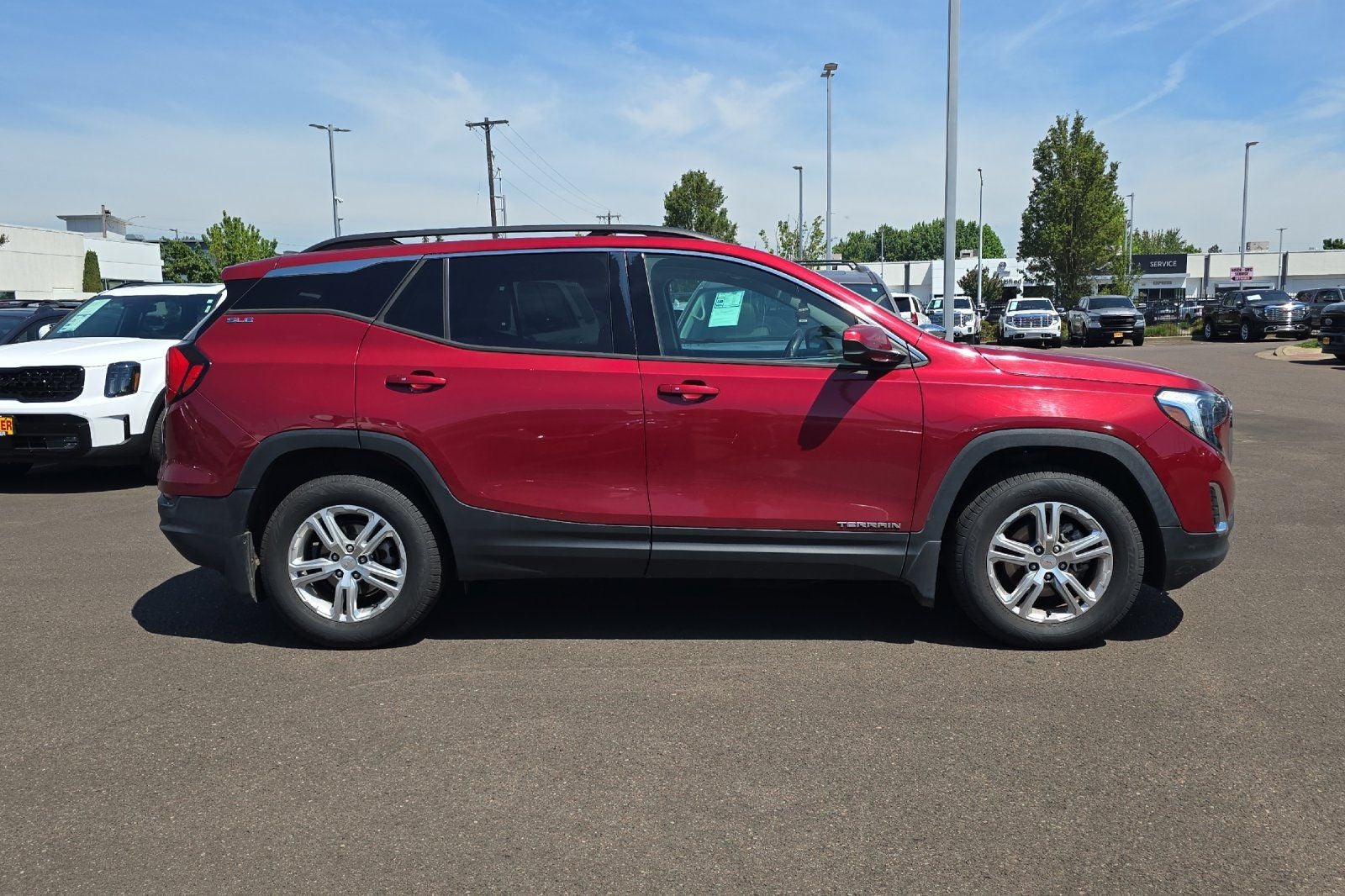 2018 GMC Terrain — rear three-quarter view