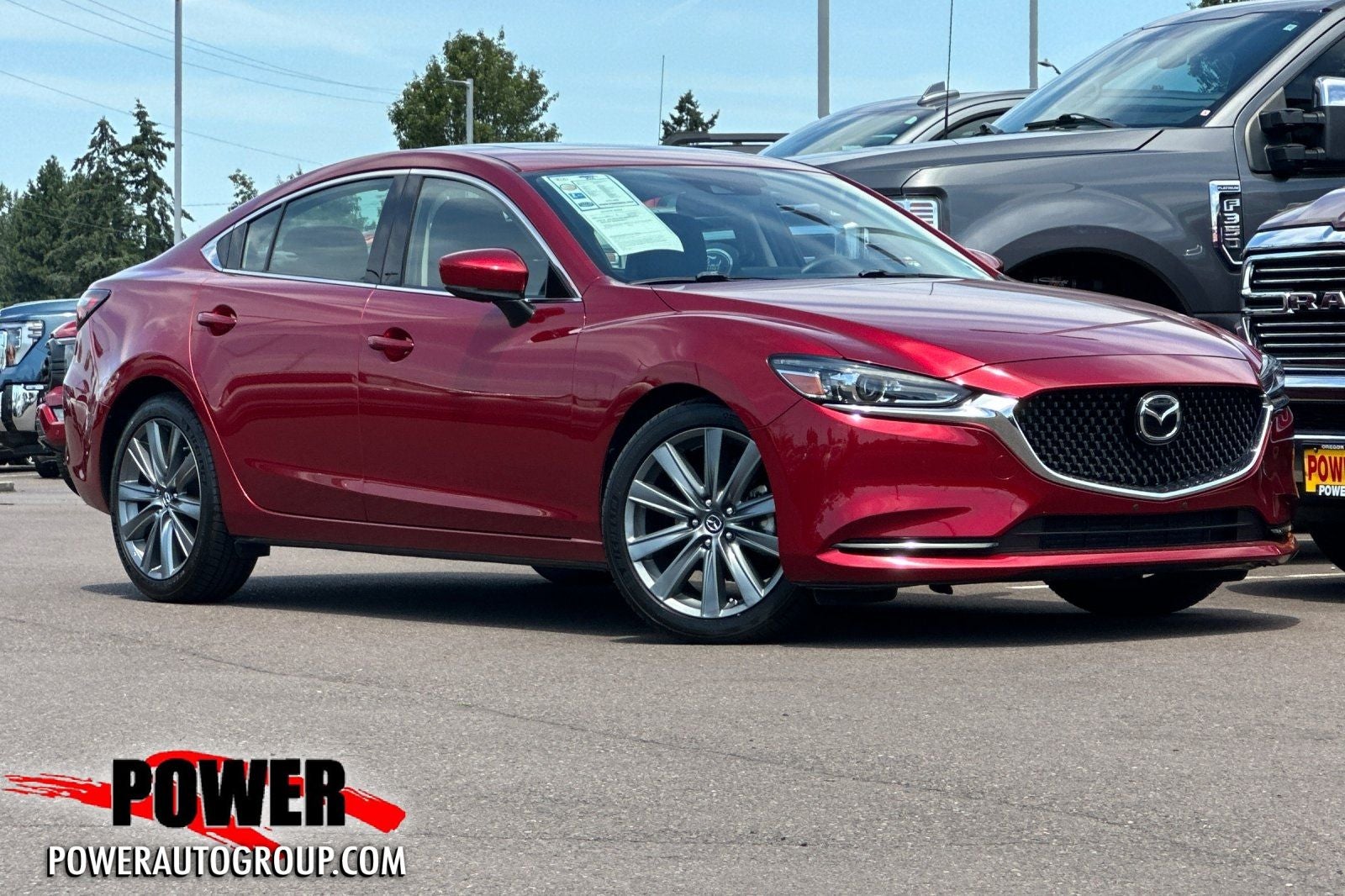 2018 Mazda Mazda6 Grand Touring in Red Crystal — front three-quarter view
