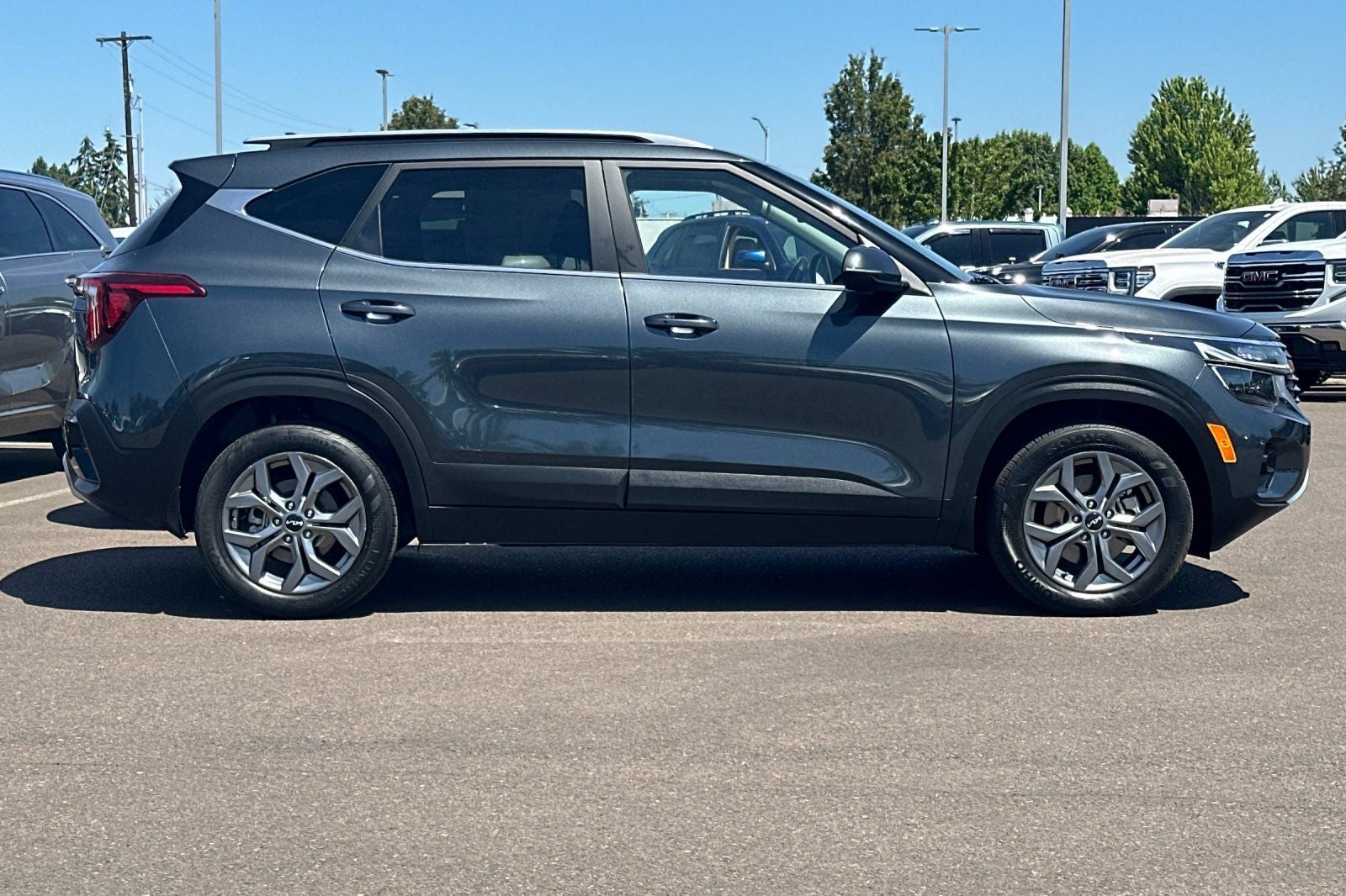 2024 Kia Seltos — rear three-quarter view
